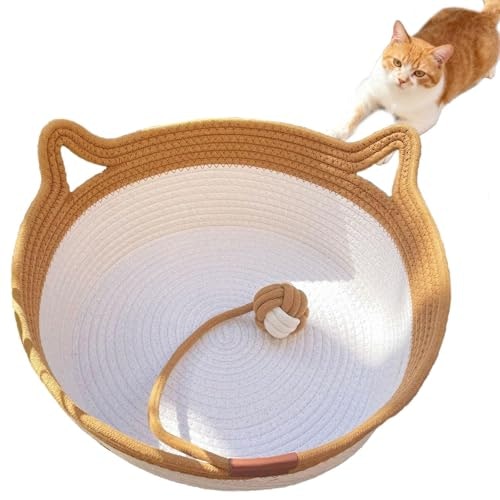 Fhkpet Handwoven Cat Basket: $31.44 Fhkpet Handwoven Cat Basket: $31.44