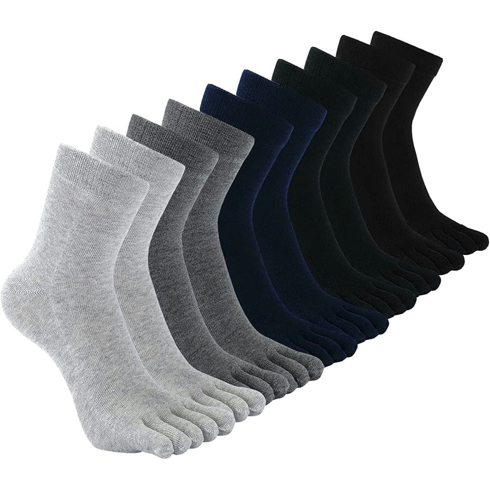 Amitofo Men's Five-Finger Crew Socks 5-Pack: $16.58 Amitofo Men's Five-Finger Crew Socks 5-Pack: $16.58