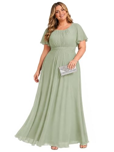 Ever-Pretty Plus Women's Formal Maxi Dress: $61.96