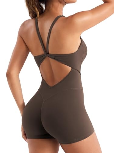 Yeoreo CoreFlex One-Piece Workout Romper: $28.77
