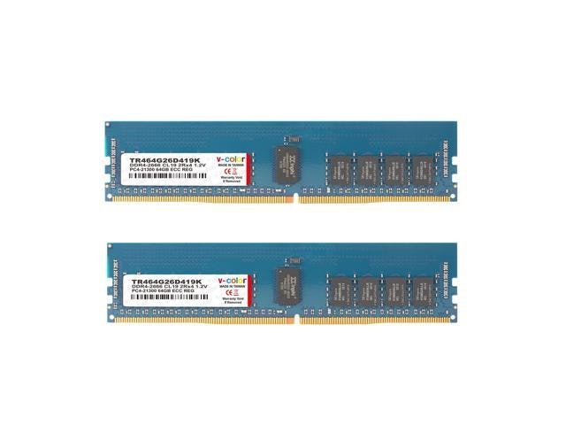 V-Color 128GB DDR4 2666MT/s ECC-Registered Server Memory 2-Pack: $1,399.99 V-Color 128GB DDR4 2666MT/s ECC-Registered Server Memory 2-Pack: $1,399.99