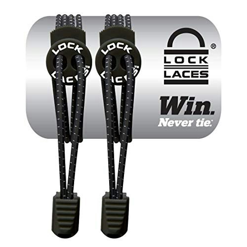 Lock Laces Elastic Shoelace and Fastening System: $7.99