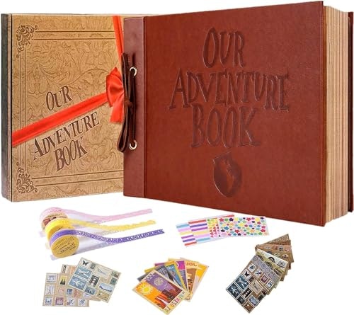 Leather-Bound Adventure Scrapbook 80-Page: $16.98 Leather-Bound Adventure Scrapbook 80-Page: $16.98