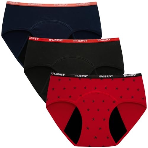 Innersy Girls' Leak-Proof Period Underwear 3-Pack: $17.99 Innersy Girls' Leak-Proof Period Underwear 3-Pack: $17.99