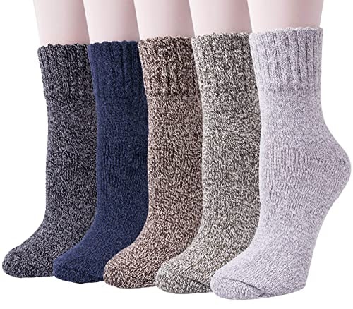 Senker Women's Wool Crew Socks 5-Pack: $8.98 Senker Women's Wool Crew Socks 5-Pack: $8.98