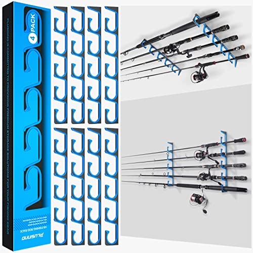 Plusinno 20-Rod Horizontal Fishing Pole Rack: $50.14
