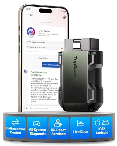 Topdon TopScan Pro Bidirectional Bluetooth OBD2 Scanner: $110.49 Topdon TopScan Pro Bidirectional Bluetooth OBD2 Scanner: $110.49