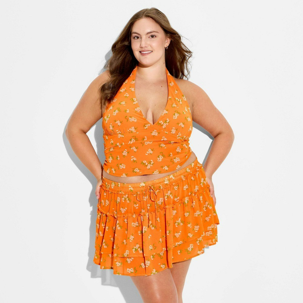 Wild Fable Women's Ruffle Mini Skirt 1X: $25