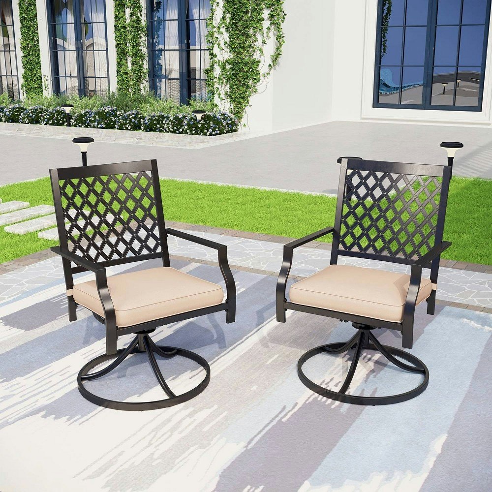 Captiva Designs Outdoor Metal Swivel Rocking Chairs 2-Pack: $203.99 Captiva Designs Outdoor Metal Swivel Rocking Chairs 2-Pack: $203.99