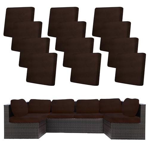 Outdoor Cushion Covers 12-Pack: $55.24