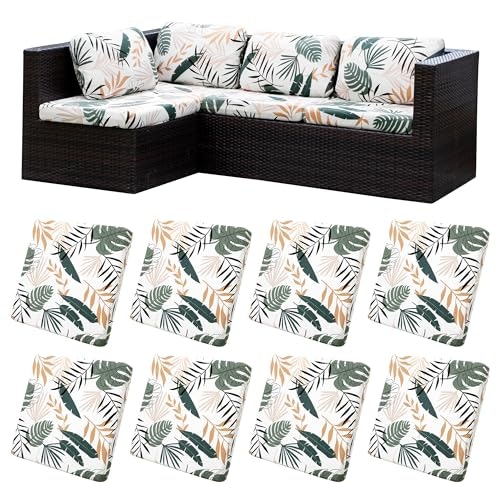 Outdoor Sofa Cushion Cover Replacement 8-Pack: $33.98