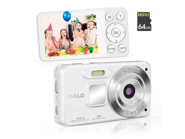 4K Digital Camera 64MP 18X Zoom w/ 64GB SD Card: $68.99