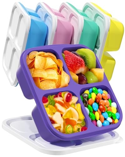 Canfanni 4-Compartment Bento Snack Container 5-Pack: $9.97 Canfanni 4-Compartment Bento Snack Container 5-Pack: $9.97