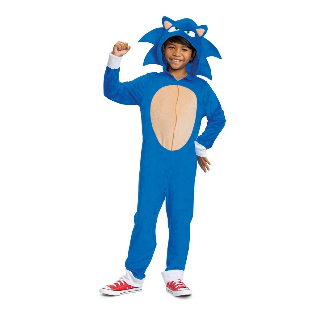 Sega Sonic the Hedgehog 3 Movie Kids' Halloween Costume Jumpsuit: $25.49