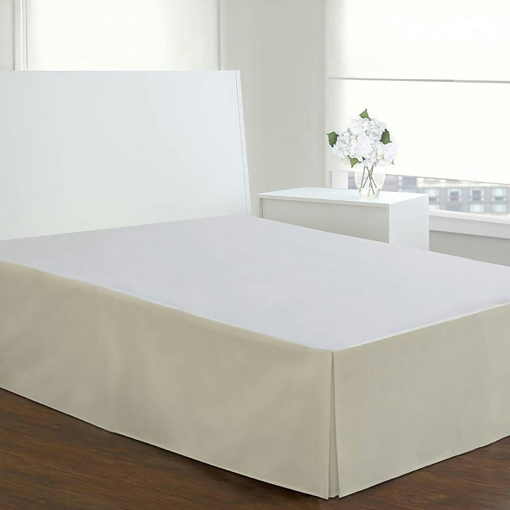 Ivory Full 14-Inch Tailored Microfiber Bed Skirt: $17.19 Ivory Full 14-Inch Tailored Microfiber Bed Skirt: $17.19