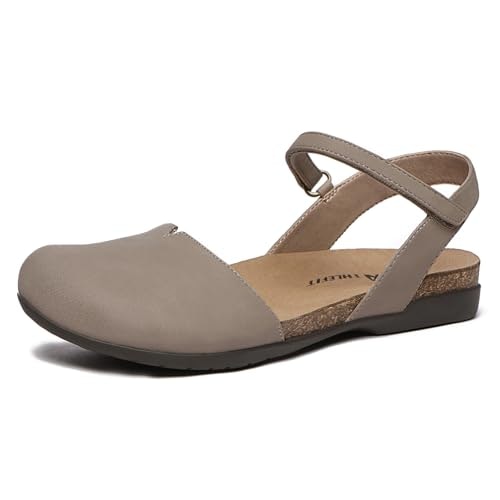 Athlefit Women's Closed Toe Flat Sandals: $33.97 Athlefit Women's Closed Toe Flat Sandals: $33.97