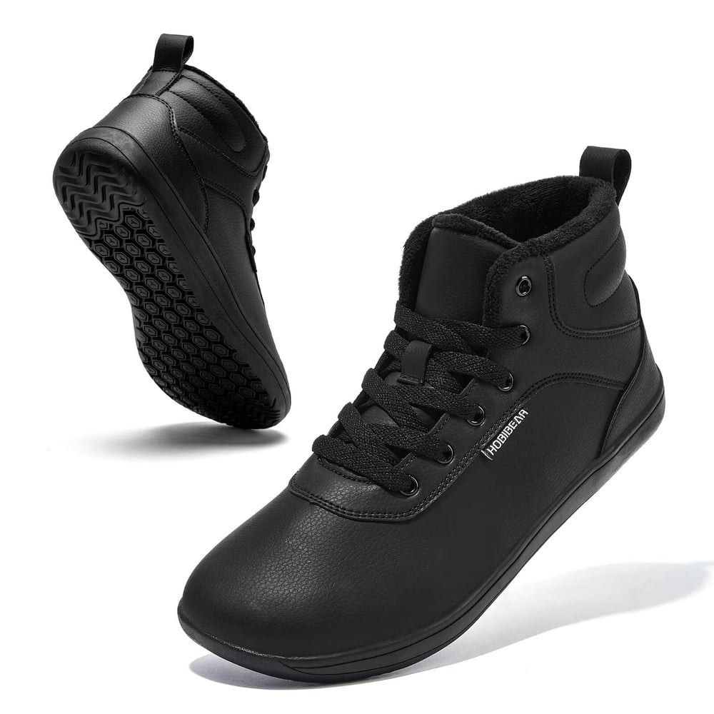 Hobibear Women's Wide Toe Box Barefoot Winter Boots: $42.86