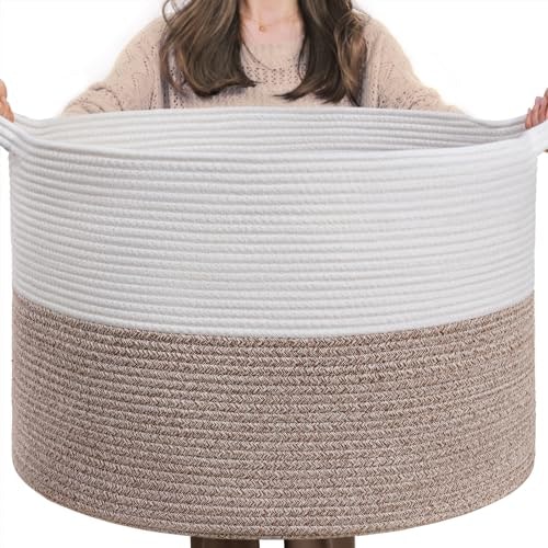 Indressme 90L Woven Rope Basket: $19.54 Indressme 90L Woven Rope Basket: $19.54