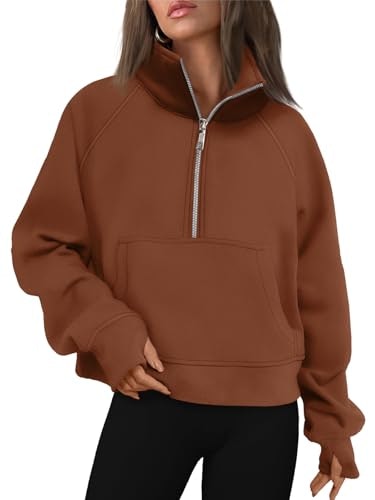 Automet Women's Half-Zip Fleece Pullover Sweatshirt: $27.99 Automet Women's Half-Zip Fleece Pullover Sweatshirt: $27.99