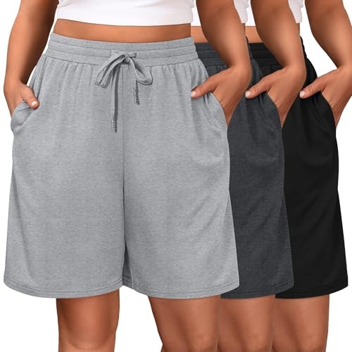 Riyiper Women's Bermuda Shorts 3-Pack: $36.54 Riyiper Women's Bermuda Shorts 3-Pack: $36.54