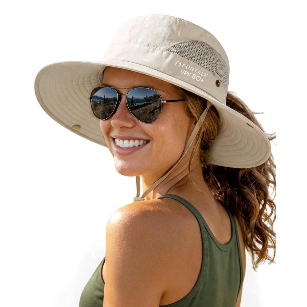 Furtalk Women's Sun Hat with Ponytail Hole: $13.49 Furtalk Women's Sun Hat with Ponytail Hole: $13.49