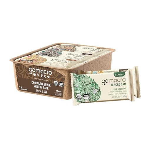 GoMacro Chocolate Variety Protein Bar 12-Pack: $24.53 GoMacro Chocolate Variety Protein Bar 12-Pack: $24.53