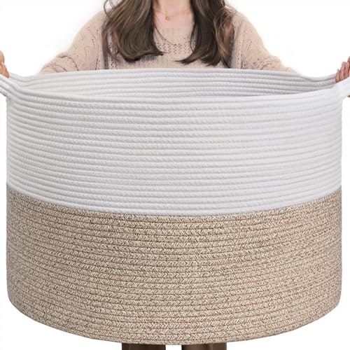 Indressme 90L Woven Rope Basket: $22.60 Indressme 90L Woven Rope Basket: $22.60