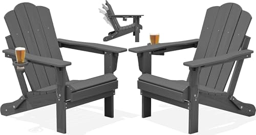 Kingyes Adjustable Folding Adirondack Chair 2-Pack: $169.99 Kingyes Adjustable Folding Adirondack Chair 2-Pack: $169.99