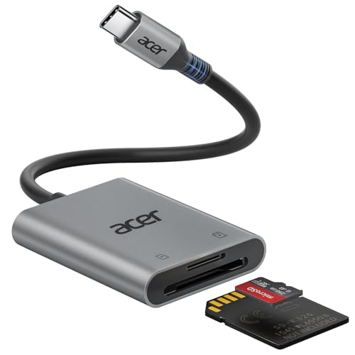 Acer USB-C Dual Slot SD Card Reader: $11.99 Acer USB-C Dual Slot SD Card Reader: $11.99