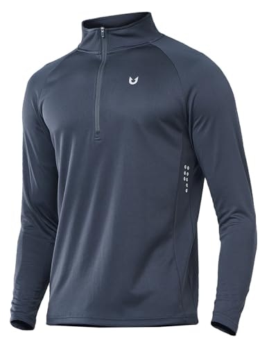 Northyard Men's Quarter Zip Long Sleeve Athletic Pullover: $19.99 Northyard Men's Quarter Zip Long Sleeve Athletic Pullover: $19.99