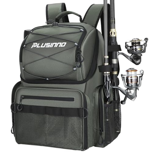 Plusinno 45L Fishing Tackle Backpack: $39.16