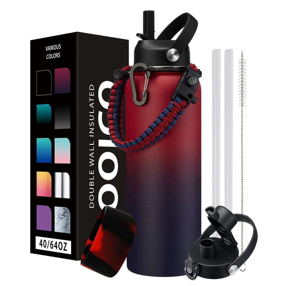 40-oz Insulated Stainless Steel Water Bottle: $21.59