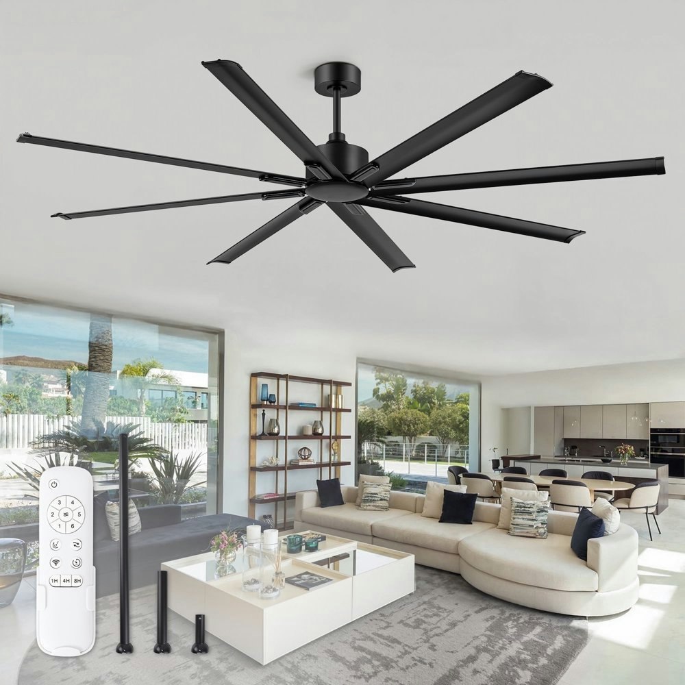 Zardon 84-Inch Ceiling Fan with Light and Remote Control: $179.99