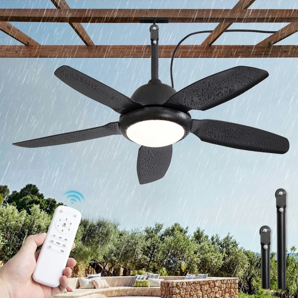 Zardon 42-Inch Outdoor Ceiling Fan with Light: $89.99
