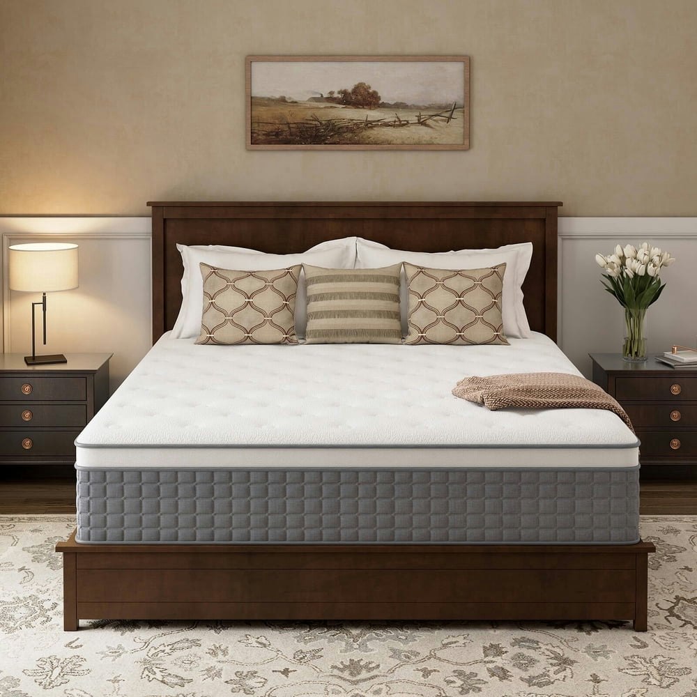 Greoo 12-Inch Queen Hybrid Cooling Gel Memory Foam Mattress: $207.99 Greoo 12-Inch Queen Hybrid Cooling Gel Memory Foam Mattress: $207.99