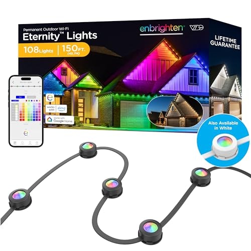 Enbrighten Eternity 150-Foot Smart Permanent Outdoor Lights: $233.99 Enbrighten Eternity 150-Foot Smart Permanent Outdoor Lights: $233.99