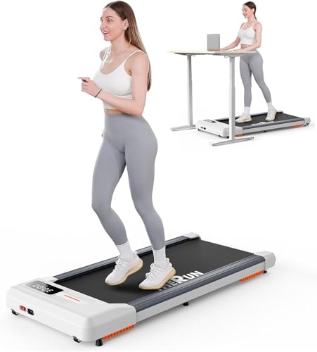 Therun Under-Desk Walking Pad Treadmill: $109.01