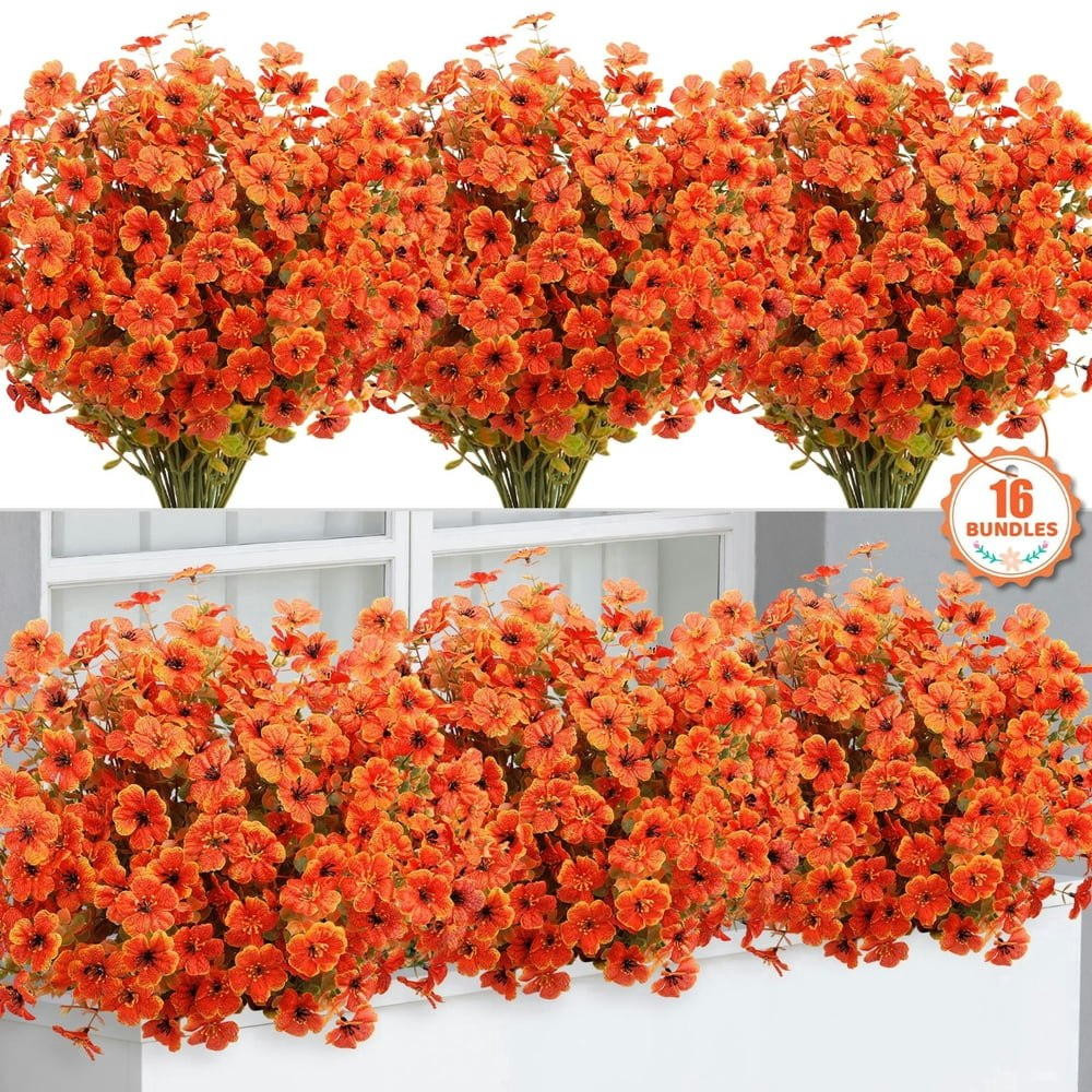 Scidweet Fall Artificial Flowers 16-Bundle Set: $15.29 Scidweet Fall Artificial Flowers 16-Bundle Set: $15.29