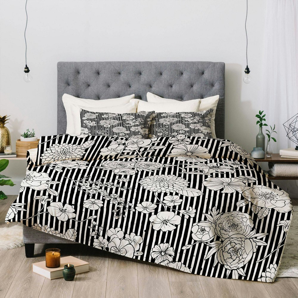 Ninola Design Flowers and Stripes 3-Piece Comforter Set: $147.32 Ninola Design Flowers and Stripes 3-Piece Comforter Set: $147.32