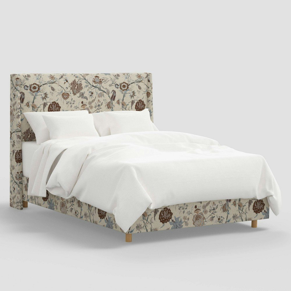 Encino Upholstered Wingback Queen Bed: $1,230 Encino Upholstered Wingback Queen Bed: $1,230