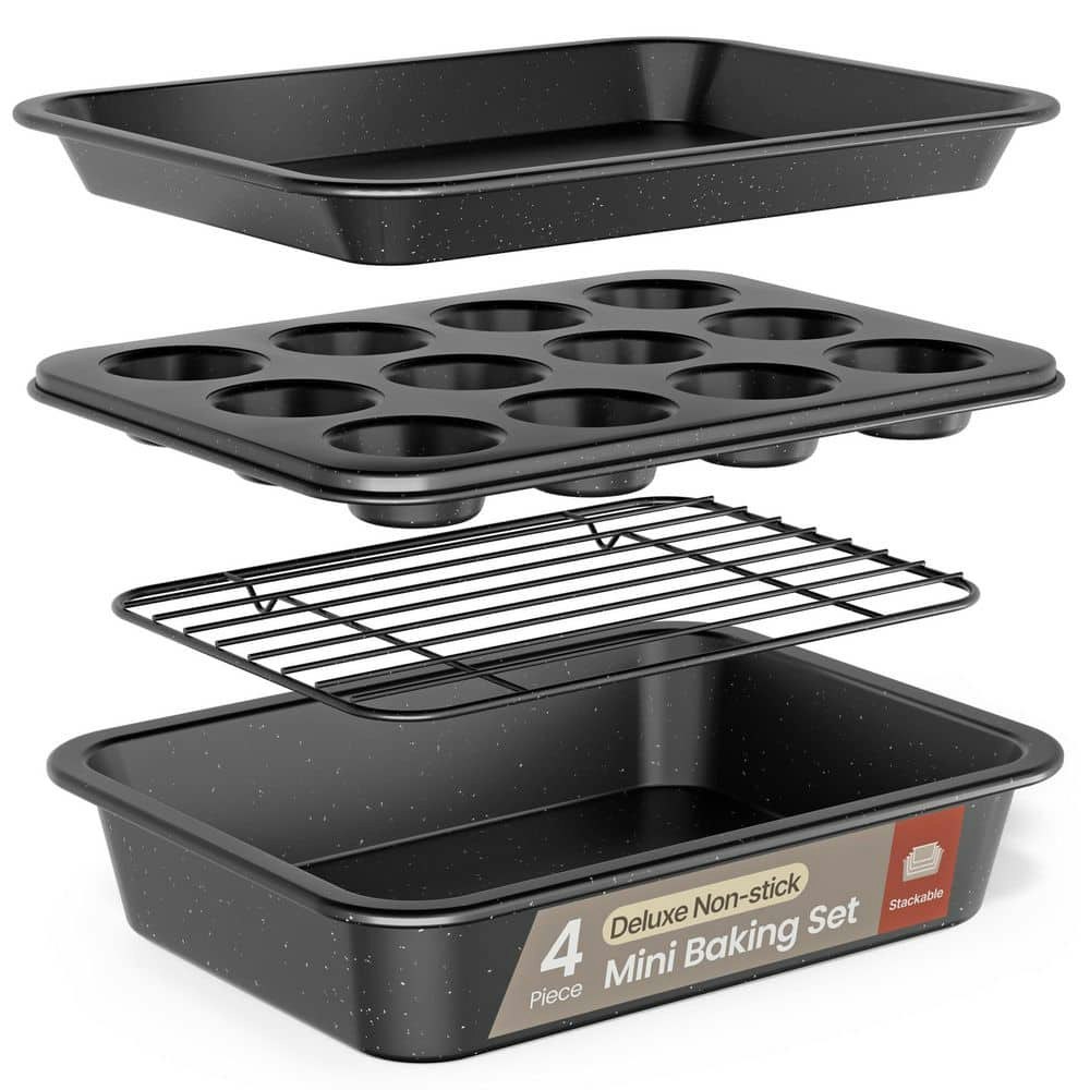 Bakken 4-Piece Nonstick Carbon Steel Bakeware Set: $24.99