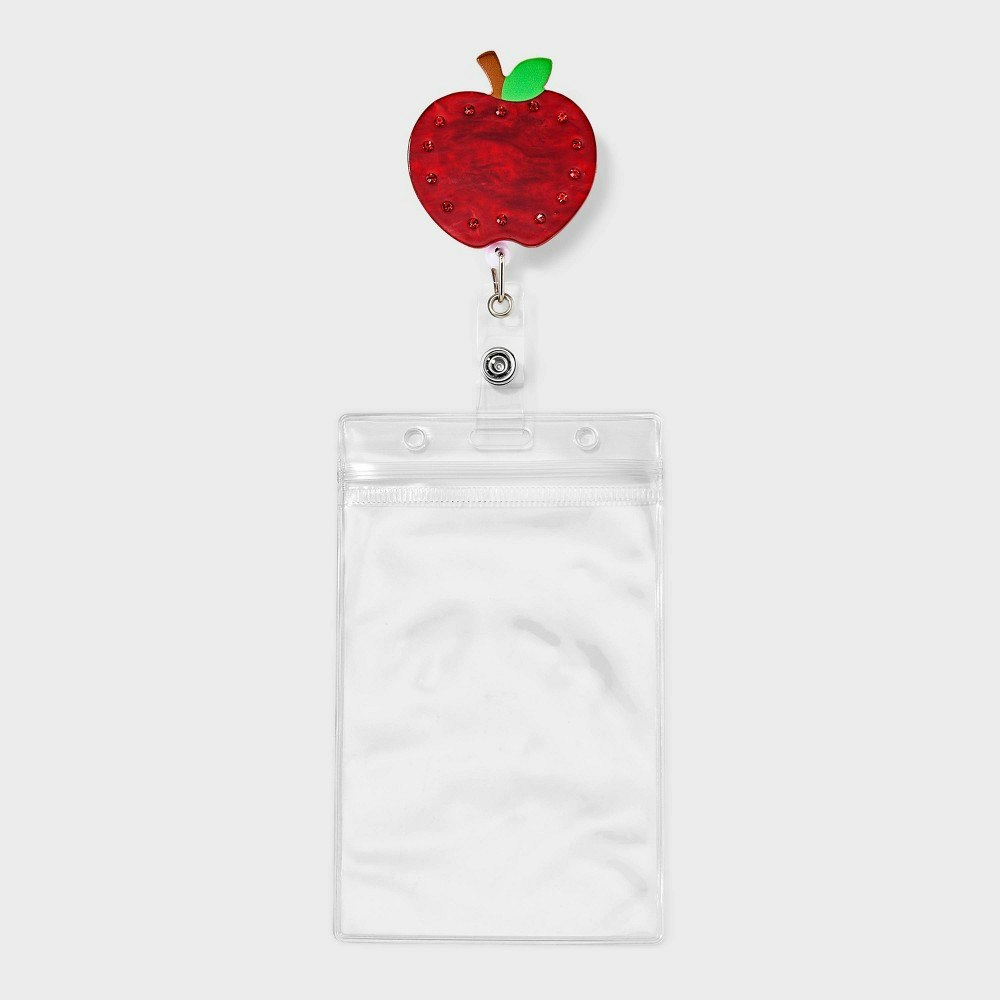 Apple Badge Reel and ID Card Sleeve: $10