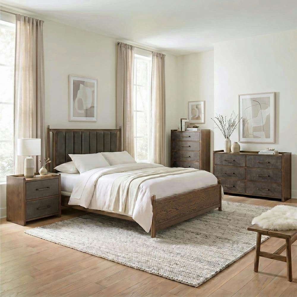 Jordan 4-Piece King Panel Bedroom Set: $5,482.99 Jordan 4-Piece King Panel Bedroom Set: $5,482.99