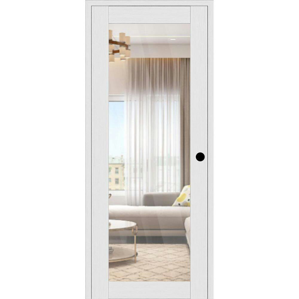 Paola 207 30\" x 84\" Clear Glass Left-Handed Prehung Interior Door: $863.07 Paola 207 30\" x 84\" Clear Glass Left-Handed Prehung Interior Door: $863.07