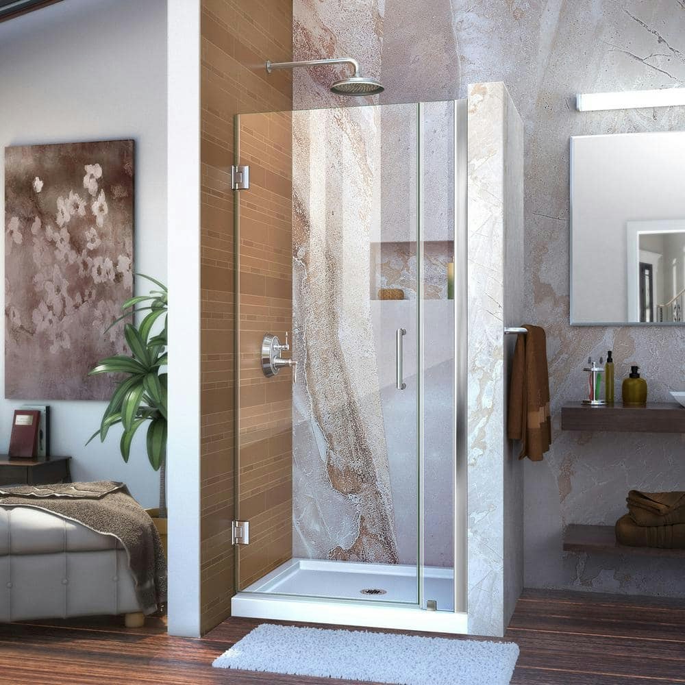 DreamLine Unidoor 36-37 x 72-Inch Frameless Hinged Shower Door: $826.56 DreamLine Unidoor 36-37 x 72-Inch Frameless Hinged Shower Door: $826.56