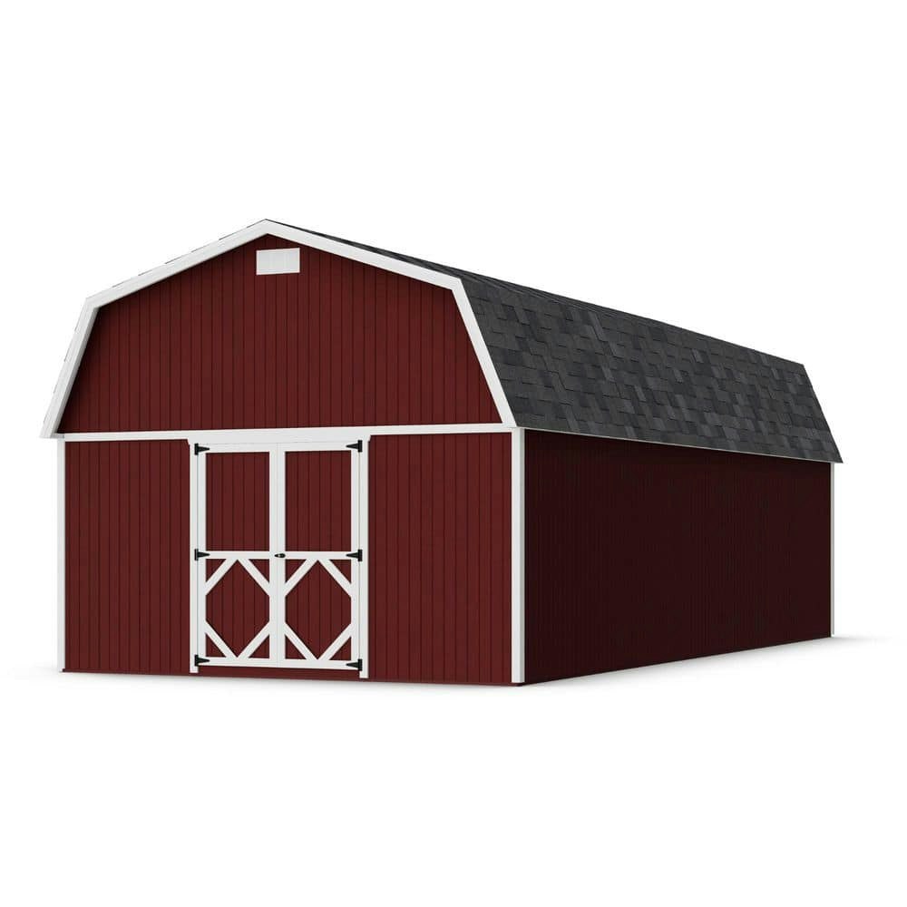 Classic Gambrel 14x30-Foot Outdoor Wood Storage Shed Kit: $6,489