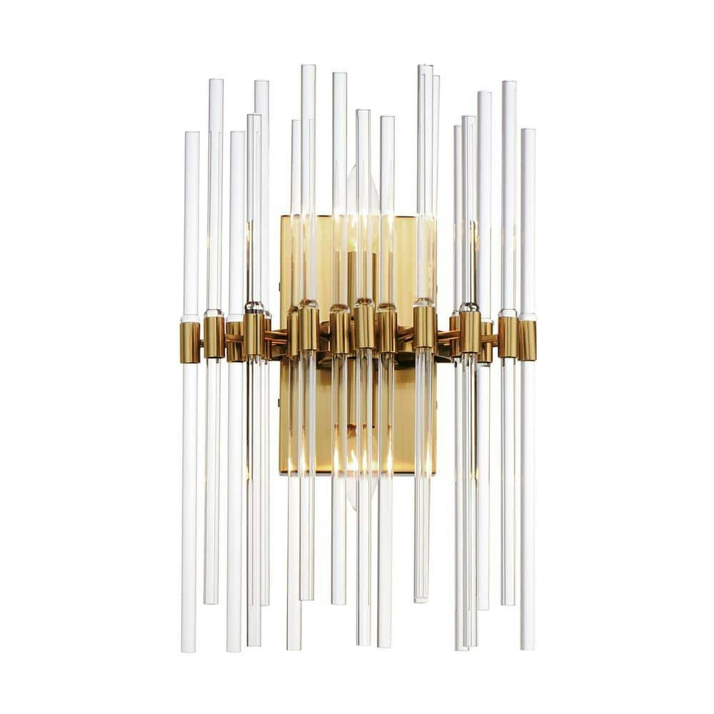 Divine 2-Light Brass Wall Sconce: $228