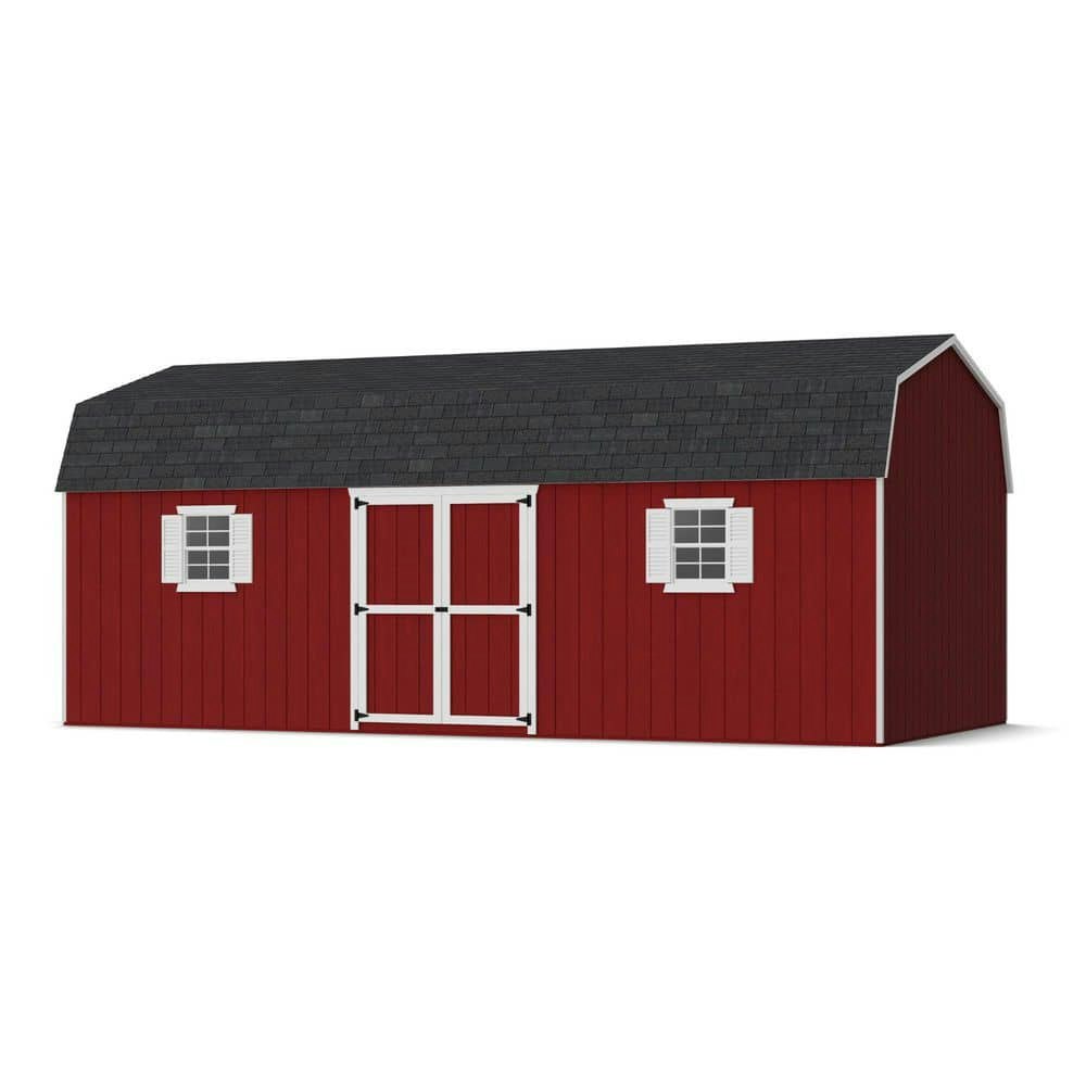 Value Gambrel 12x24-Foot Wood Storage Shed Kit: $4,509