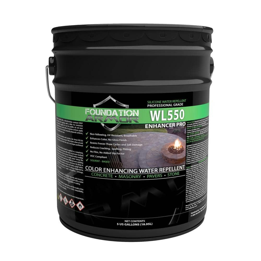 Armor WL550 Penetrating Matte Wet Look Concrete and Masonry Sealer 5-Gallon: $249.99
