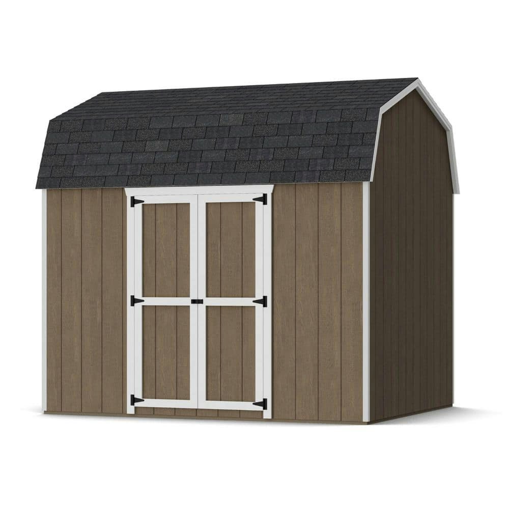 Value Gambrel 8x10-Foot Wood Storage Shed: $2,359